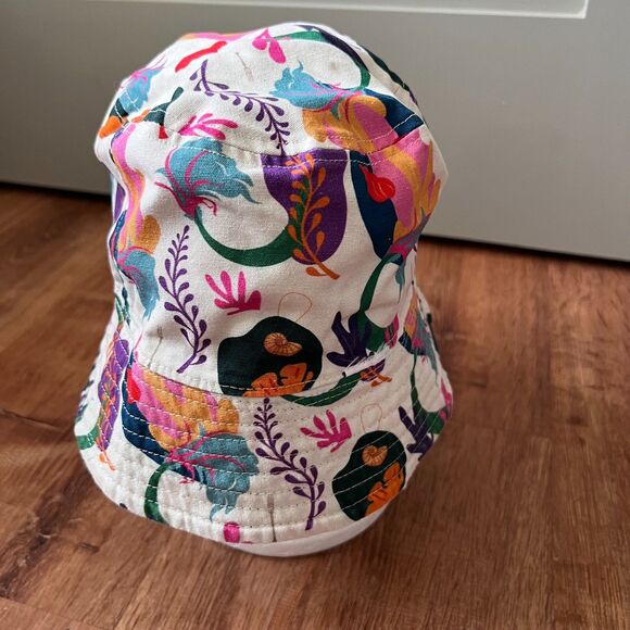 Disney Parks Ariel The Little Mermaid Reversible Bucket Hat Adult Ocean Animals - Picture 5 of 8